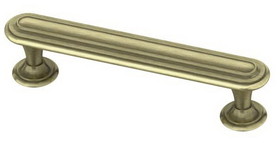 Liberty Hardware 3-3/4" Harmon Pull Antique Brass