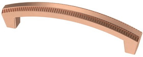 Liberty Hardware 3-3/4" Textured Arch Pull Brushed Copper