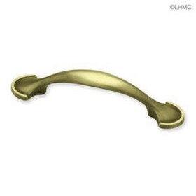 Liberty Hardware (12-Pack) 3" Half Round Foot Pull Tumbled Antique Brass