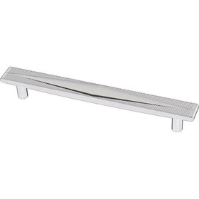 Liberty Hardware 5" Slatted Diamond Pull Polished Chrome