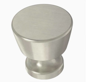 Brainerd 1-1/8" Pedestal Knob Satin Nickel