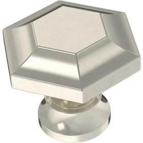 Liberty Hardware 1-3/16" Faceted Knob Polished Nickel