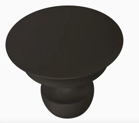 Brainerd 1-1/4" Casual Column Knob Flat Black