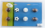 Liberty Hardware (8 Pack) Kid's Sports Knobs Combo Pack