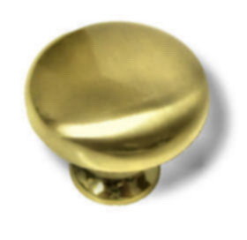 Liberty Hardware 1-3/16" Round Knob Polished Brass