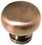 Liberty Hardware 1-3/16" Alluring Knob Brushed Satin Red Copper