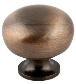 D. Lawless Hardware (100-Pack) 1-1/4" Round Hollow Knob Antique Copper