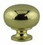 Liberty Hardware (1000-PACK) 1-1/4" Round Hollow Knob Brass Plated