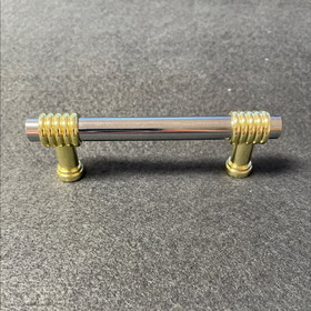 Liberty 3" Rod Pull Chrome and Brass