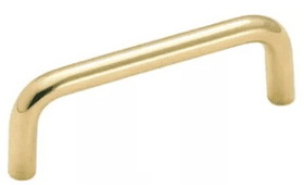 Brainerd 3" Wire Pull Polished Solid Brass