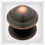 Liberty Hardware 1-1/3" Avante Knob Bronze with Copper Highlights