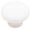 Brainerd (50 Pack) 1-3/8" Round Plastic Knob White