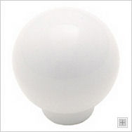 Amerock 1-1/4" Ceramic Ball Knob White