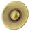 Liberty Hardware 1-3/8" Asian Hub Knob Tumbled Antique Brass