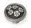 Liberty Hardware 1-1/2" Forget-Me-Not Flowers Knob Brushed Satin Pewter