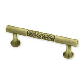 Liberty LQ-PBF573Y-ABT-25 (25-Pack) 3" Rough and Smooth Pull Tumbled Antique Brass