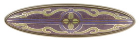 Liberty Hardware 3" Cloisonne Dynasty Pull Lavender