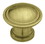 Liberty Hardware 1-3/16" Ridge Knob Antique Brass