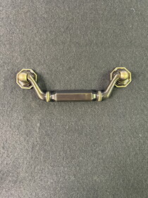 Liberty Hardware 3-3/4" Octagonal Bail Pull Antique Brass