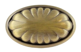 Liberty Hardware (96-Pack) 1-1/2" Shell Design Knob Antique Brass
