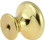 Liberty Hardware 1-1/4" Traditional Style Knob Polished Brass