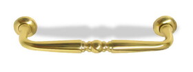 Liberty LQ-PN0835-PL-100 (100-Pack) 4" Elegant Turned Pull Polished Solid Brass
