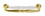 Liberty LQ-PN0835-PL-100 (100-Pack) 4" Elegant Turned Pull Polished Solid Brass