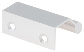 Liberty Hardware 1-1/4" Integrated Pull with Bend Satin Aluminum