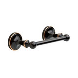 Liberty Hardware Portman Pivoting Toilet Paper Holder Bronze with Copper Highlights