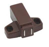 Liberty Hardware Brown Single Magnetic Touch Latch -  No Strike - 1 3/4"