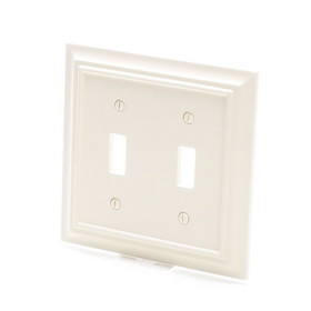 Liberty Hardware Wood Architectural Double Switch Wallplate