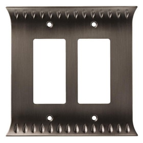 Brainerd Brainerd - Wadsworth - Heirloom Silver Double Rocker Wall Plate - W30338-904-U