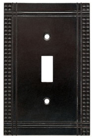 Brainerd Mission Soft Iron Single Toggle Wall Plate - W32741-SI-U662667