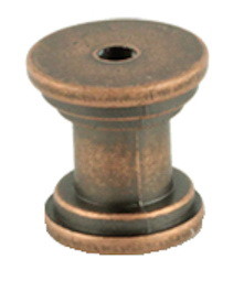 D. Lawless Hardware Knob or Pull Making Base - Antique Copper - 16x16mm