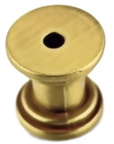 D. Lawless Hardware Knob or Pull Making Base - Satin Brass - 16x16mm