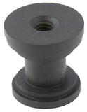 D. Lawless Hardware Knob  or Pull Making Base - Solid Brass - Oil Rubbed Bronze -16x16mm M10-BRASSBASE-BZ