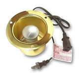 D. Lawless Hardware Daisy Chain Option Canister Light Brass w/ Trim Ring