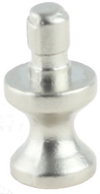 D. Lawless Hardware Satin Nickel Mounting Stem - Knob Making or Box Foot