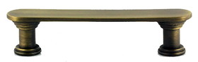 D. Lawless Hardware DIY Cabinet Pull Base - Antique Brass - 3"