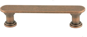 D. Lawless Hardware DIY Cabinet Pull Base - Antique Copper - 3"