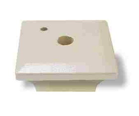 D. Lawless Hardware 1-1/2" Bargain Wood Knob For The Hobbyist Cream Colored