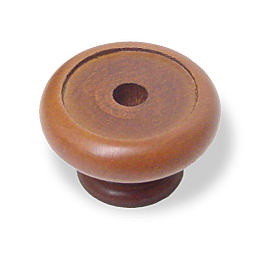 D. Lawless Hardware 1-1/4" Hobby Wood Knob Nutmeg