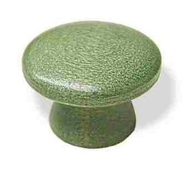 D. Lawless Hardware 1-3/16" Wood Knob Translucent Green Stain