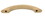 D. Lawless Hardware 3-3/4" Unfinished Birch Bow Pull with Metal Inserts