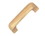 D. Lawless Hardware 3-3/4" Wooden Drawer Pull with Threaded Inserts Unfinished Oak