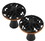 Liberty Hardware (2 Pack) 1-1/4" Panache Knobs Bronze with Copper Highlights