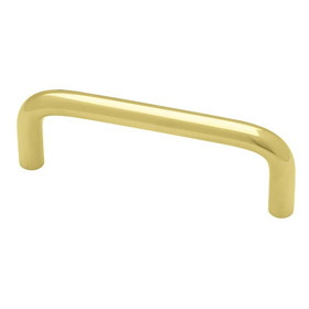 Allison (Box Of 50) 3" Wire Pull Polished Brass