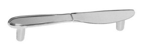 D. Lawless Hardware 3-3/4" Knife Pull Matte Chrome