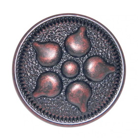 D. Lawless Hardware 1-3/8" Spanish Gothic Knob Dark Antique Copper