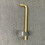 D. Lawless Hardware 3" to 4" Adjustable Milan Pull Polished Brass and Chrome